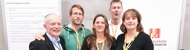 Martin, Sebastian, Claudia, Martin und Steffi bei der DGPPN-Messe 2015