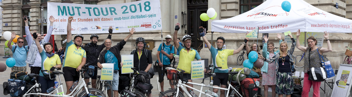 Bilder von zwei Tandem-Etappen der MUT-TOUR 2018