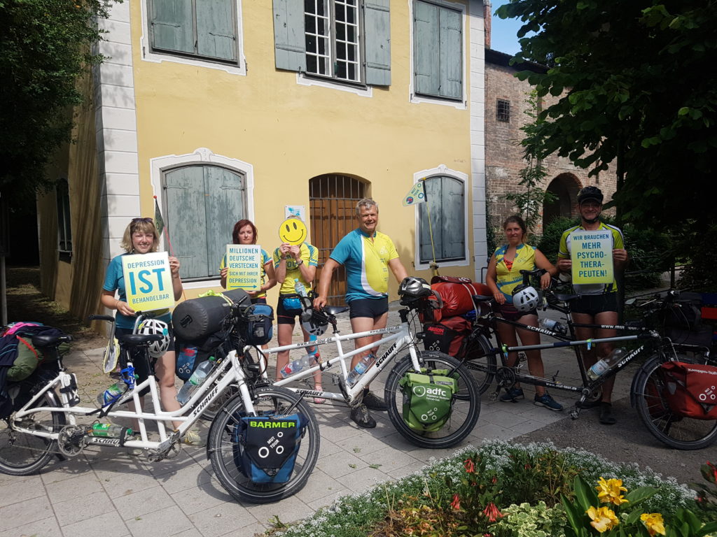 Team Süd 2 der MUT-TOUR 2019, Gruppenbild mit Tandems