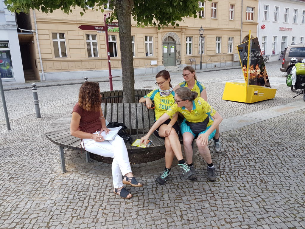 Teilnehmende der MUT-TOUR 2019 beim Berliner Aktionstag