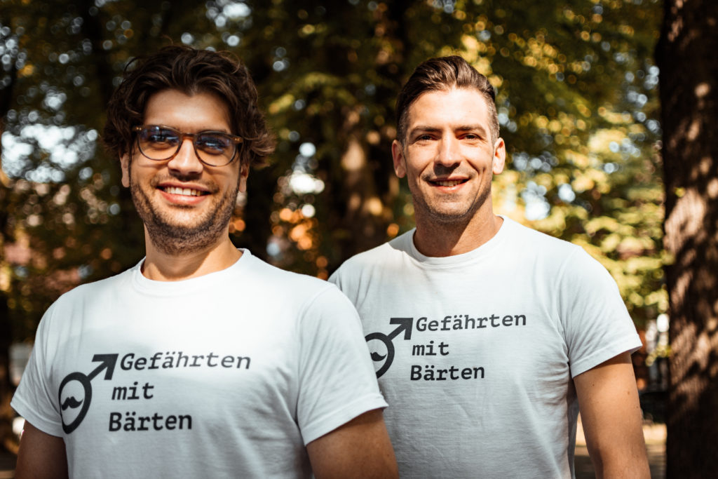 Max und Jan haben gemeinsam das Projekt Gefährten mit Bärten gegründet