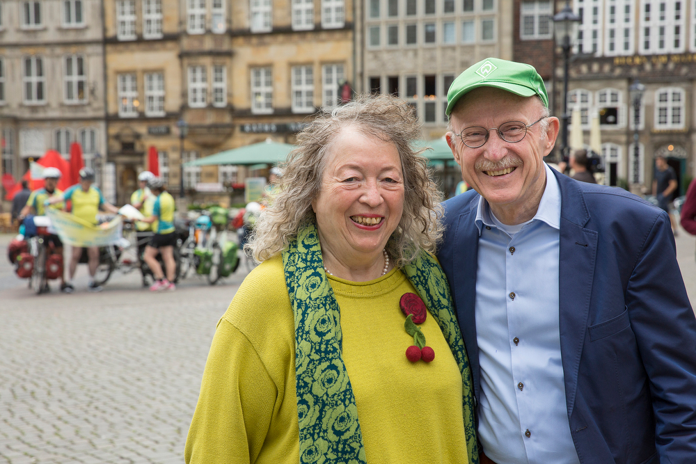 Tandem-Team in Berlin unterwegs für einen offenen Umgang mit Depression
