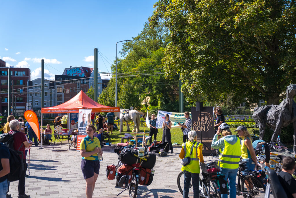 Aktionstag in Rostock zum Tourende der MUT-TOUR 2025