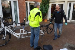 Alle Räder fahren ab 2019 nämlich mit Nabenschaltung, das bringt im Falle eines Platten ein paar Komplikationen mit sich.