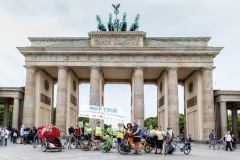 Die Mitfahraktion in Berlin  / MUT-TOUR 2019 (Foto: Andreas Stenzel)