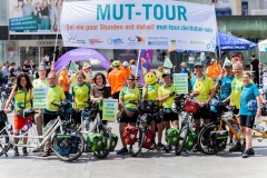 Start der MUT-TOUR 2019 beim Aktionstag in Halle (Foto: Johannes Ruppel)