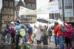 Start der Mut-Tour 2025 auf dem Marktpkatz in Bremen
